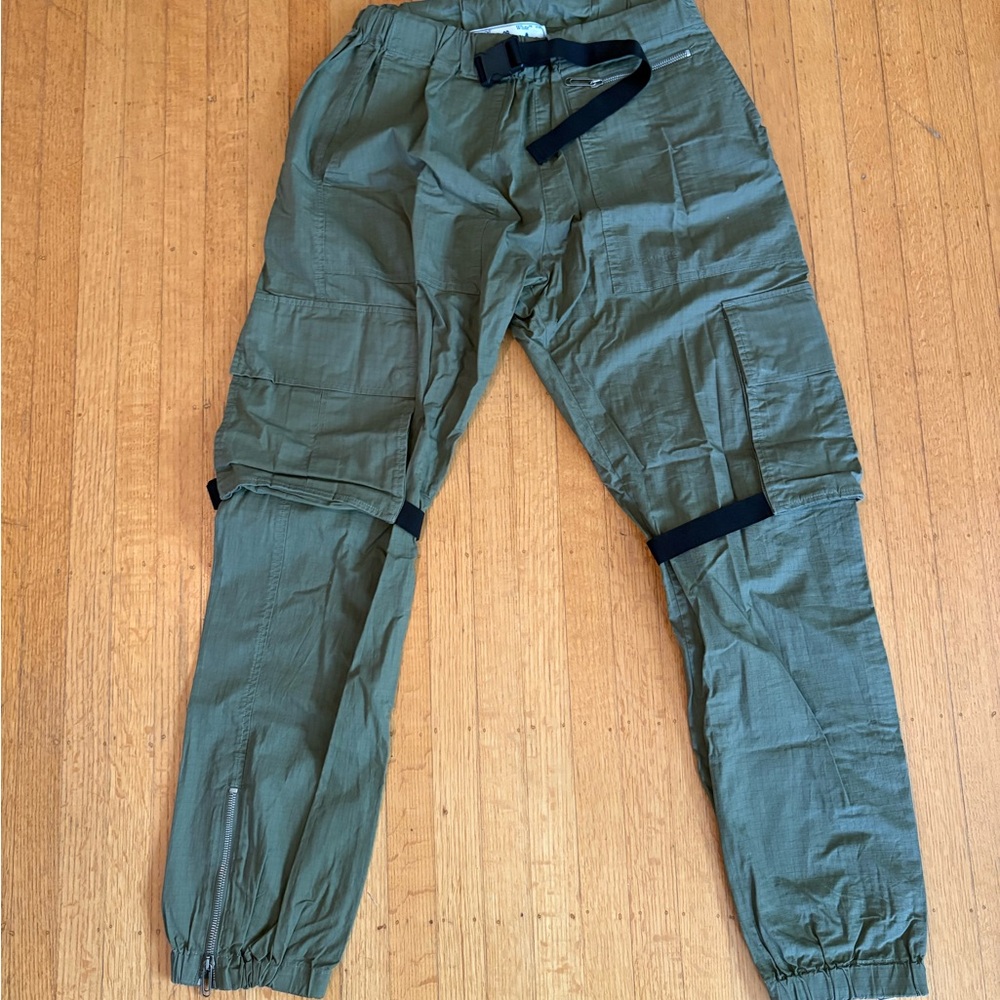 Off-White strappy cargo pants with buckles